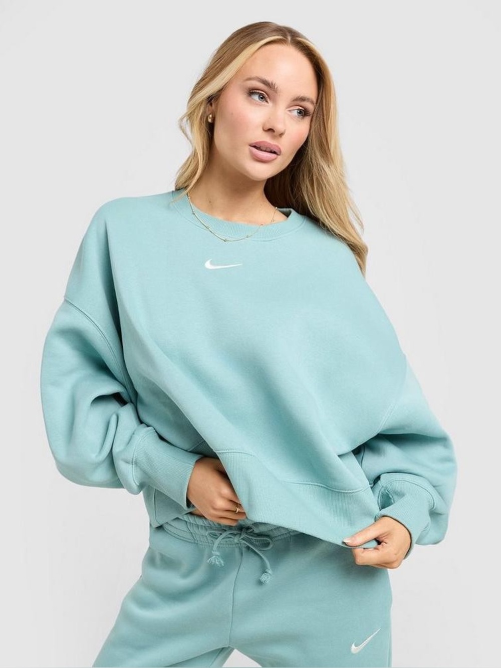 Nike Phoenix Fleece Oversized Crew Sweatshirt Size XS